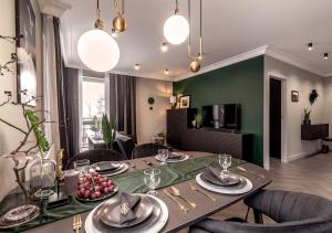 Część wypoczynkowa w obiekcie Apartamenty Flat White Obywatelska 49
