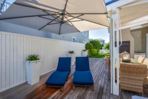 Et opholdsområde på Thesen Island Holiday House