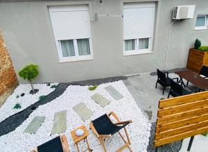 Balkón nebo terasa v ubytování Garden Oasis