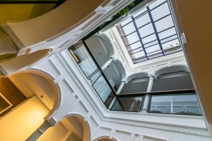 Posezení v ubytování Aquitania Home Suites