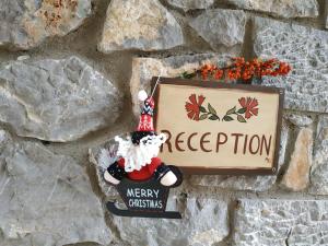 Certifikát, hodnocení, plakát nebo jiný dokument vystavený v ubytování Dianthos Guesthouse