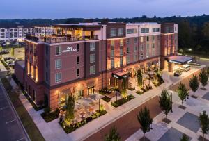 an aerial view of a hotel building with at Crowne Plaza - North Augusta, an IHG Hotel in North Augusta