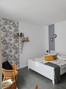Postel nebo postele na pokoji v ubytování Deluxe B&B "Casa Alegria", Tarrafal