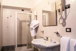 Koupelna v ubytování Ristorante Albergo da Giovanni