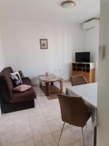TV a/nebo společenská místnost v ubytování Apartments Petrica