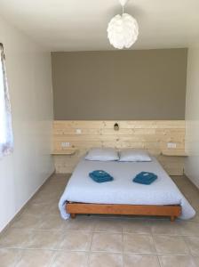 Postel nebo postele na pokoji v ubytování Le Mas des 3 Anes