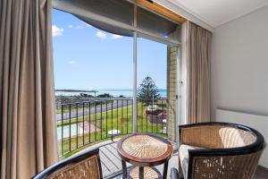 Balkón nebo terasa v ubytování Scamander Beach Resort