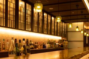 Lounge nebo bar v ubytování Hotel Aru Kyoto Sanjo Kiyamachi Do-ri + 33 fotografií