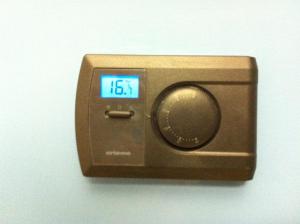 a digital clock is hanging on a wall at Bovio Modern Suite in Naples +28 photos