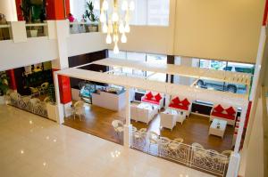 Posezení v ubytování Asawann Hotel Nongkhai