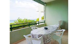 A balcony or terrace at Trilocale La Praja Gallipolitravel