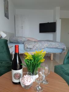 TV a/nebo společenská místnost v ubytování OPEN SKY