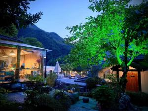 山景或在the country house看到的山景