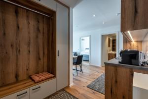 Kuchyň nebo kuchyňský kout v ubytování Ski & Nature Apartment