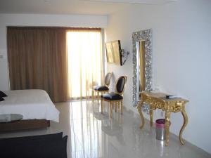 Voodi või voodid majutusasutuse Crystal Hotel toas