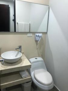 Apartamentos Amoblados-Atlantis Suites Bquilla 욕실