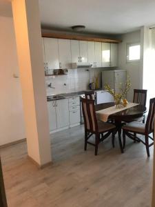 Kuchyň nebo kuchyňský kout v ubytování Apartman Igalo Centar
