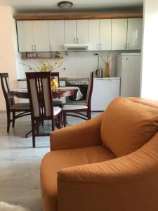 Kuchyň nebo kuchyňský kout v ubytování Apartman Igalo Centar