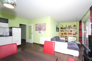 Kuchyň nebo kuchyňský kout v ubytování F-1072 Haus am Strand FeWo 03 strandnah, Balkon, Meerblick + 7 fotografií