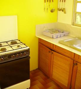 Kuchyň nebo kuchyňský kout v ubytování Maison charmante Sainte-Luce