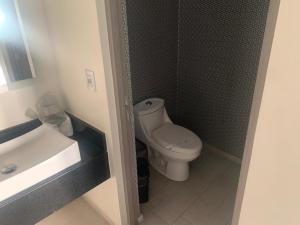 Koupelna v ubytování Motel Pedregal