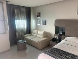 Postel nebo postele na pokoji v ubytování Motel Pedregal