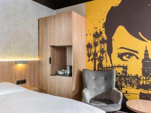 Katil atau katil-katil dalam bilik di ibis Styles Dresden Neustadt