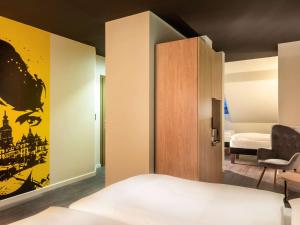 Katil atau katil-katil dalam bilik di ibis Styles Dresden Neustadt