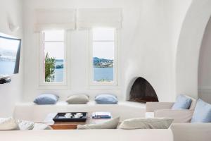 Posezení v ubytování Villa Eirene Agl Psarrou Mykonos