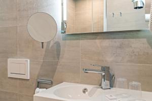 Koupelna v ubytování Hotel Amper