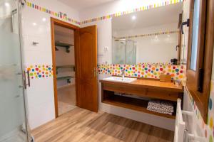 Kúpeľňa v ubytovaní Hostal Casa Arco Iris (Playa)