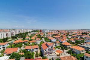 Nespecifikovaný výhled na destinaci Zadar nebo výhled na město při pohledu z apartmánu