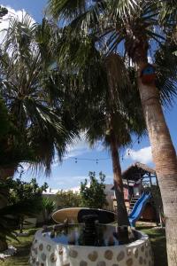 Vonkajšia záhrada v ubytovaní Hostal Casa Arco Iris (Playa)