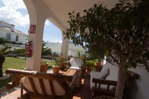 Balkón alebo terasa v ubytovaní Hostal Casa Arco Iris (Playa)