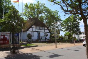 Das Gebäude in dem sich die Ferienwohnung befindet