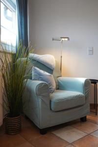 Posezení v ubytování Appartementanlage am Arnumer See