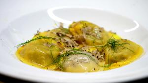 the country house内部或周边提供的食物