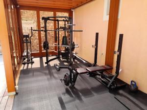 Fitnes oz. oprema za telovadbo v nastanitvi Guest House Ankora