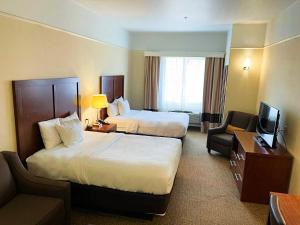 Un televizor și/sau centru de divertisment la Comfort Inn & Suites, Odessa I-20