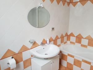 Koupelna v ubytování Stanze Di Leo