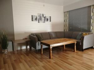 Posezení v ubytování Lofoten Villa