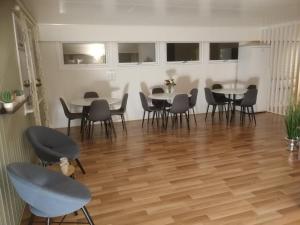 Posezení v ubytování Lofoten Villa