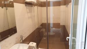 Koupelna v ubytování Vy An Hotel