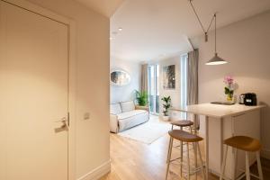 Posezení v ubytování Redstone Apartments
