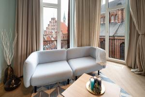 Posezení v ubytování Redstone Apartments