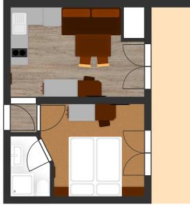 Plán poschodí v ubytovaní Senner Appartements