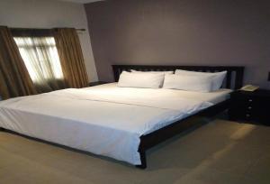 เตียงในห้องที่ Room in Lodge - Allure Suites-surulere