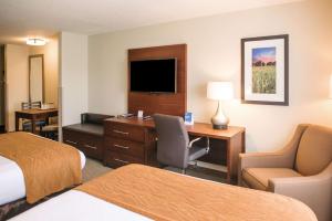 โทรทัศน์และ/หรือระบบความบันเทิงของ Comfort Inn & Suites Near Custer State Park and Mt Rushmore