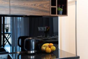 Kuchnia lub aneks kuchenny w obiekcie Apartamenty Prestige Browar Lubicz Stare Miasto