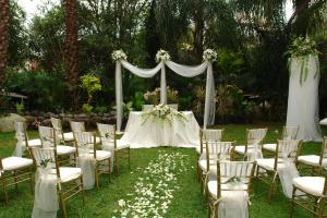 Zahrada ubytování Villa Las Margaritas Caxa